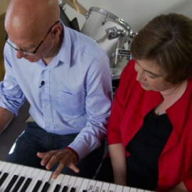 Music therapy helps college professor speak again