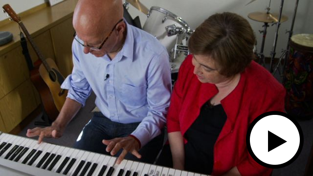 Music therapy helps college professor speak again